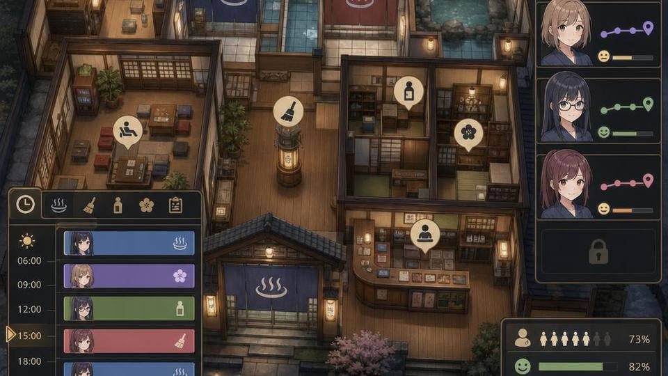 背德浴场 角色养成 场景图 4